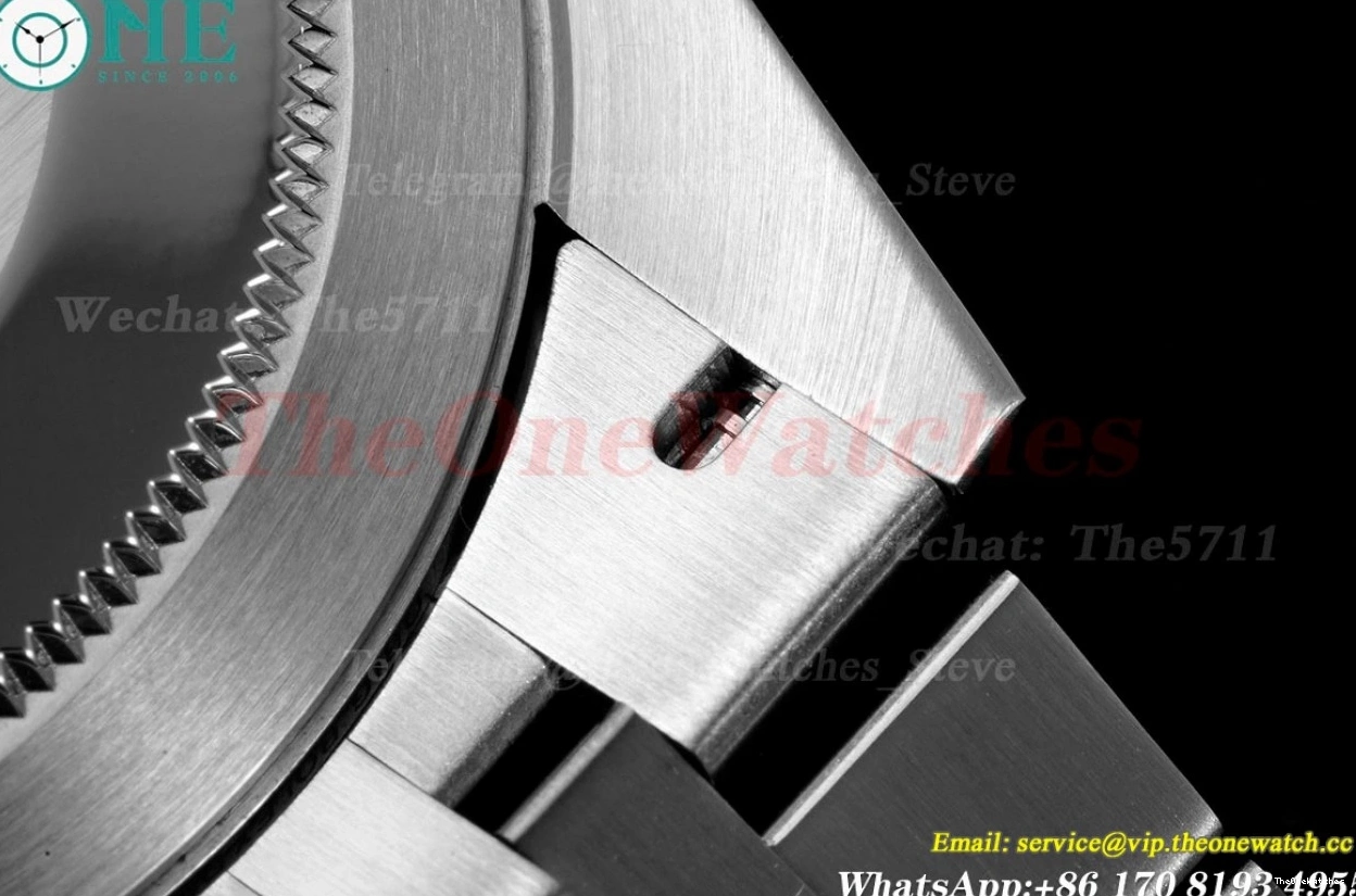 126334 GMF 41mm SS VR3235 Textured Green SS Datejust Dial 0214